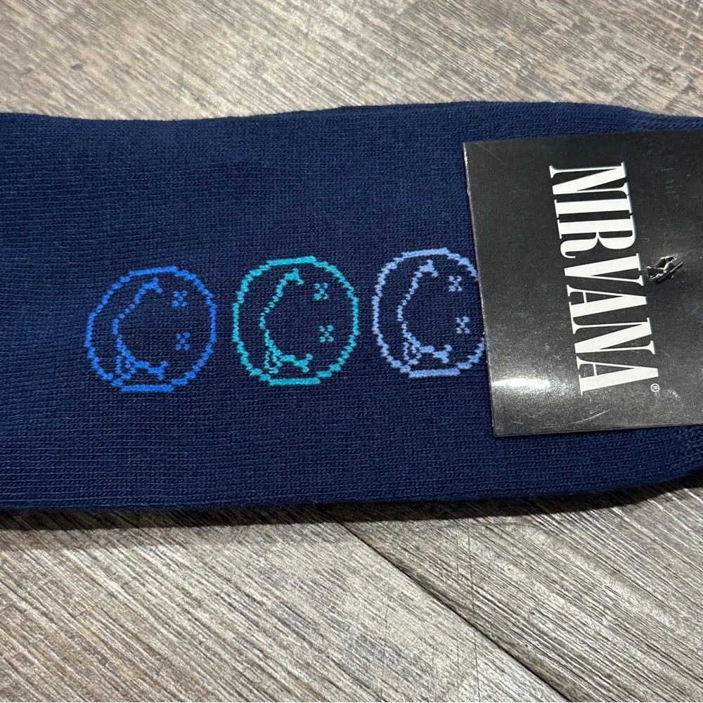 Nirvana NWT Urban Outfitters Dark Blue Socks